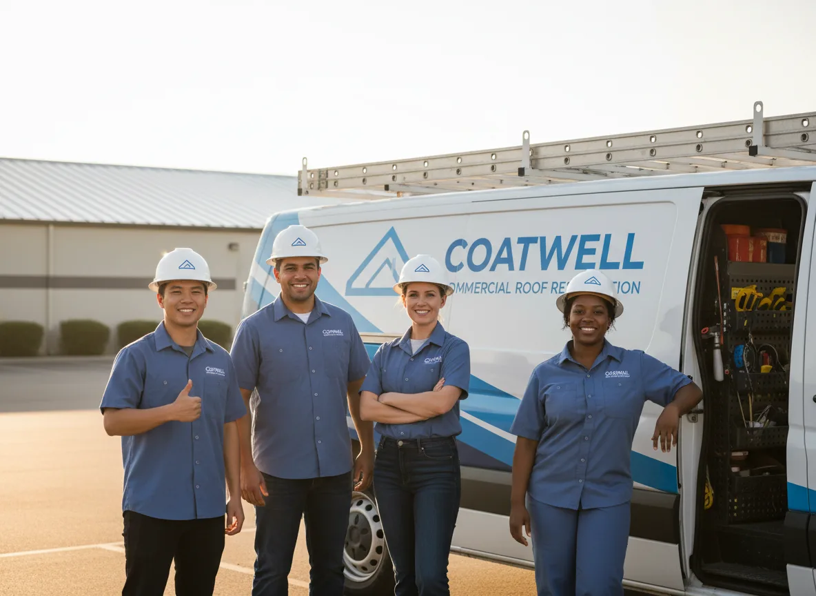 Commercial roof coating company in Keene, CA
